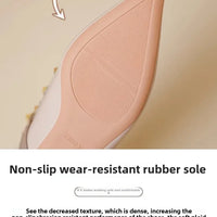 Elegant French Style Cropped Studded Flat Bottom Sandals Women's Summer Tweed Pattern Medial Vacancy Pointe Roman Design
