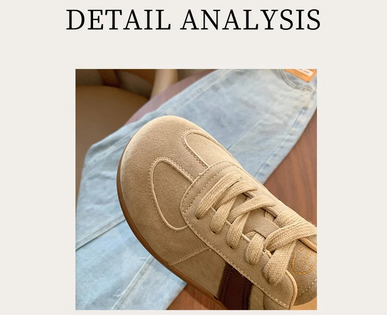 Fashion Trend Women's Casual Shoes College Style Wide Toe Soft Comfortable Flat Shoes Outdoor Casual Sports Shoes