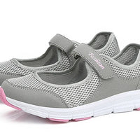Fashion Women's Sneaker Comfortable Ladies Shoes Mesh Fabric Sneaker Women Platform Tennis Casual Sneaker Woman