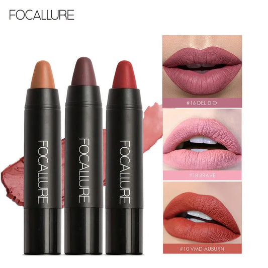 Matte Lipstick many Colors Waterproof Matte Lipsticks Soft Texture Lip Stick Cosmetic Sext Red Nude Lip Makeup
