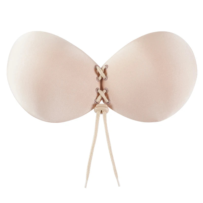 Seamless Self Adhesive Fly Bra Strapless Push Up Bra Wireless Stick On Sexy Lingerie Invisible Silicone Sexy bra For Women Girl