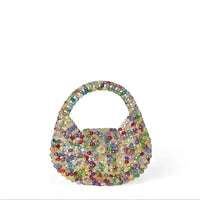 New Light Luxury and High-End Hand-Beaded Mini Bead Bag Shiny Portable Banquet Bag - Natalia Home Fashion