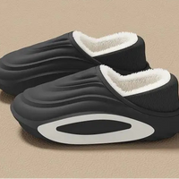Shoes Ladies' Slippers Winter Footwear Platform Massage Flat Slides Cover Heel Shoes Winter Woman Slipper Platform Slides - Natalia Home Fashion