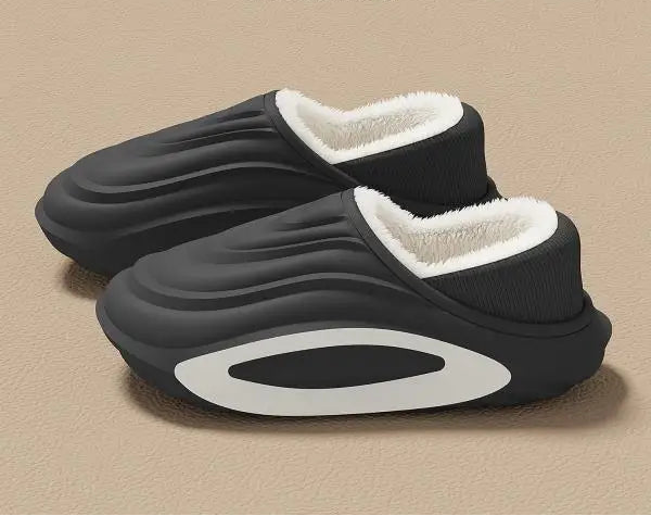Shoes Ladies' Slippers Winter Footwear Platform Massage Flat Slides Cover Heel Shoes Winter Woman Slipper Platform Slides - Natalia Home Fashion