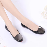 Light Metal buckle roll-up flats ladies shoes cozy moccasins sequined cloth foldable ballet flats woman