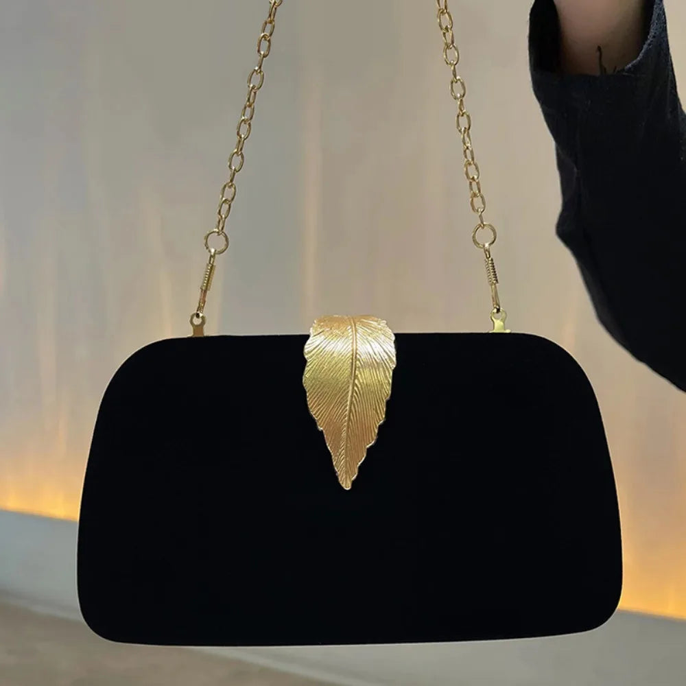 Elegant Evening Bags For Women Luxury Black Clutch Fashionable Envelope Clutch Bag, Party Wedding Handbag For Women Dinner Bag
