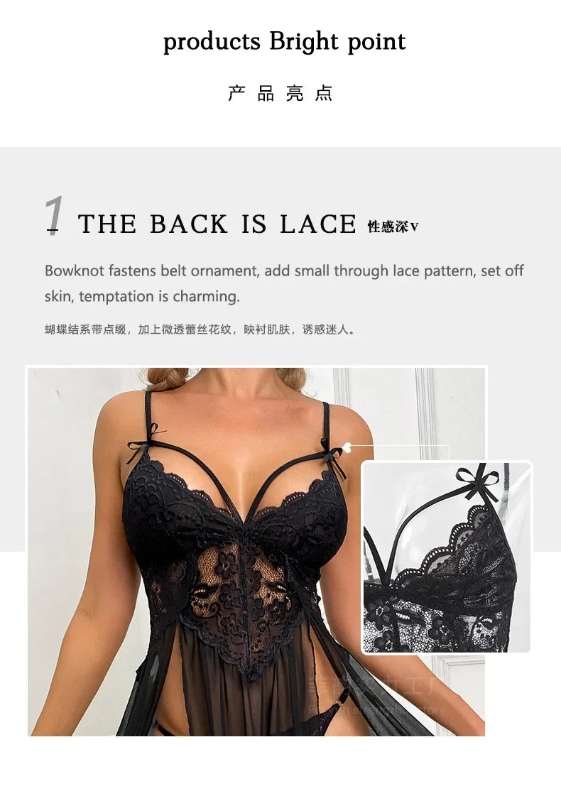 Nightgown Sleepwear Women's Clothing Home wear Suspenders Lace Sexy Comfortable Casual Embroidery Fashion Breathable Loose Fit