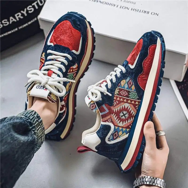 Dad Style women's Outdoor Running Shoes Thick Bottom Anti-Slip Wear-Resistant Youth Versatile Trendy Shoes