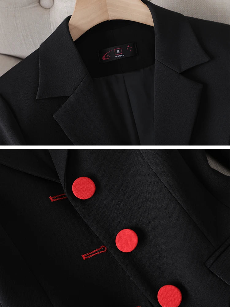 Fashion Blazer Jacket And Pant Suit Women Female Office Ladies Business Work Wear Formal 2 Piece Set