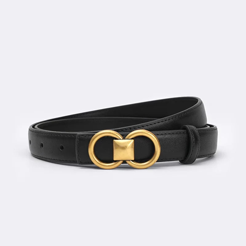 BEAUTODAY Belt Women Cow Leather Solid Color Symmetrical Buckle Waistband Jeans Dress 2024 Ladies Accessories Handmade 91102 Natalia Home Fashion    Natalia Home Fashion
