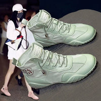 Spring Summer High-top Canvas Shoes Thin Breathable All-match Korean Shoes Trend Women Sneakers