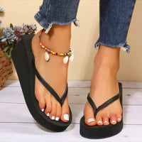 Slippers Summer Shoes Women Wedges Sandals Slides Beach Home Slippers Women Flip Flops Memory Foam Slippers Natalia Home Fashion    Natalia Home Fashion