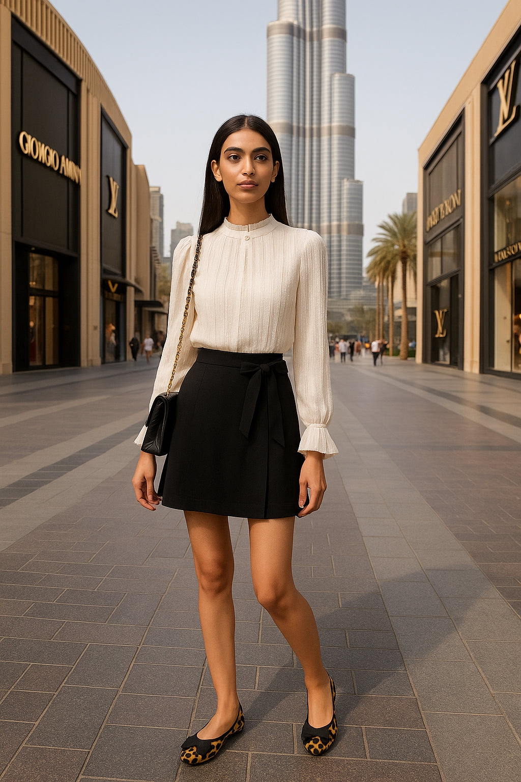 Elegant Lady Long Sleeve Half High Collar Base Shirt Fashionable Women's Top Quality Material Comfortable Fit