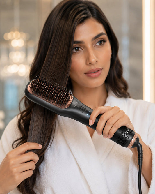 3 in 1 Hair Dryer Brush Professional 1200W Powerful Ceramic Tourmaline 3 Heat Settings One Step Hair Dryer and Styler Natalia Home Fashion    Natalia Home Fashion