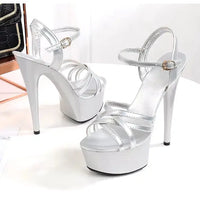 Summer New Fashion Black Slim High Heels Designer Elegant Fashion Luxury High Quality Wholesale Dress Women's High Heel Sandals My Store
