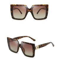 Large Frame Square Sunglasses Women's Brand Designer Fashion Sun Glasses Women Outdoor Travel Eyewear