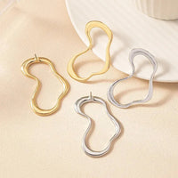 Trending Metal Geometry Stud Earring Fashion New Design Irregular Minimalist Earrings for Women Fashion Jewelry Gifts Natalia Home Fashion    Natalia Home Fashion