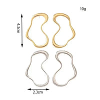 Trending Metal Geometry Stud Earring Fashion New Design Irregular Minimalist Earrings for Women Fashion Jewelry Gifts Natalia Home Fashion    Natalia Home Fashion