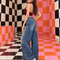 Women Straight Pants Jeans Long Length Tassels Trousers Stretch Mid Waist Washed Streetwear Denims Vintage Distressed Natalia Home Fashion    Natalia Home Fashion