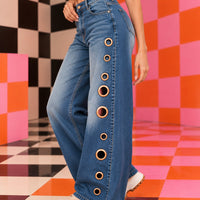 Women Straight Pants Jeans Long Length Tassels Trousers Stretch Mid Waist Washed Streetwear Denims Vintage Distressed Natalia Home Fashion    Natalia Home Fashion