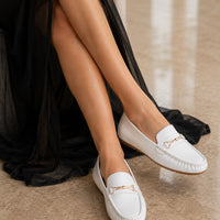 Leather Shoes Woman Slip On Women Flats Moccasins Women's Loafers Mother Shoe