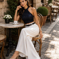 Urban Women's High Street Skirt Solid Color H-line High Waist Floor Length Skirts Loose Fit Casual Bottoms