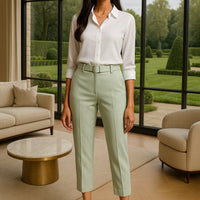 Style Women's Long Sleeve Satin Shirt Casual Style Fashion Design Lightweight Maturity Ladies Blouse