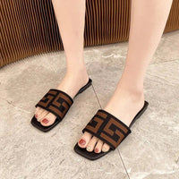 Women Flat Heels Slipper Summer Outdoor Non-slip Semi Formal Ladies Slides  Fashion Women Sandals Natalia Home Fashion    Natalia Home Fashion