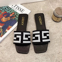 Women Flat Heels Slipper Summer Outdoor Non-slip Semi Formal Ladies Slides  Fashion Women Sandals Natalia Home Fashion    Natalia Home Fashion