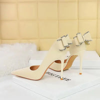 Women Footwear Pumps Shoes Point Toe High Heel Pointed Toe Dress Heeled Pump for Ladies and Women My Store