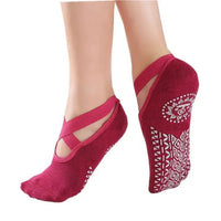 Women Yoga Socks Anti Slip Bandage Sports Ladies Girls Ballet Socks Dance Sock Slippers Yoga Socks Non Slip Acupressure Mat Natalia Home Fashion    Natalia Home Fashion