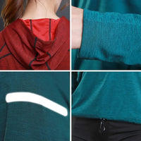Women's Jacket Hoodies Long Sleeve T-shirts Running Training Clothes Quick Dry Breathable Sports T Shirt For Women Natalia Home Fashion    Natalia Home Fashion