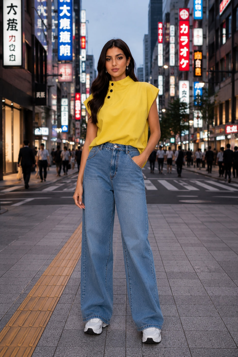 Women Cotton Linen Stand Collar Blouses Cap Sleeves Solid Color Loose Fit Casual Fashion Female Shirts Tops
