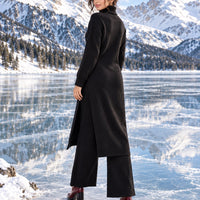 Women Knitted 2 Pieces Set Turtleneck Long Pullovers Sweaters & Wide Leg Pants Thicken Warm Sweater Sets Natalia Home Fashion    Natalia Home Fashion