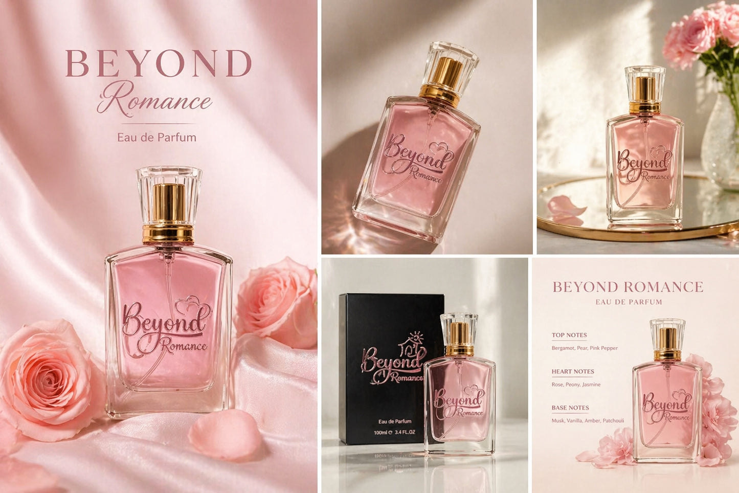 Beyond Romance Long Lasting Fragrance Fresh fruits, citrusy brightness French Avenue Liquid  Creamy musk, warm under tones Perfume Female Fragrance