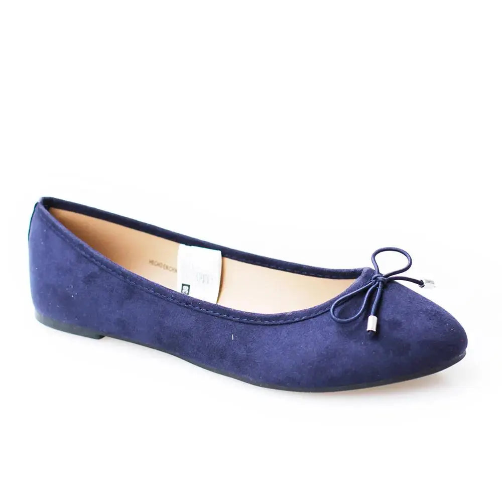 fashion basic fabric upper popular printing soft insole elastic bow flat ballrina shoes My Store