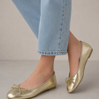 Fashion Flats Luxury Women Ballerinas Round Toe Bowtie Slip on Comfort Loafers Ladies  Shoes