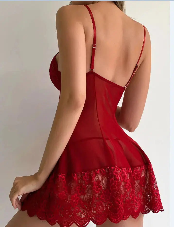 lace night dresses for woman plus size women's sleepwear evening dresses My Store