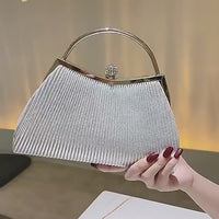 New Rhinestone Handbag Purse Silver Clutch Purses For Women,Evening Shoulder Diamond Purse Bling Crystal Bag