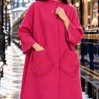 2026 miyake pleated fringe long coat  new over-the-knee pleated mid-length trench coat pressed  cardigan Natalia Home Fashion    Natalia Home Fashion