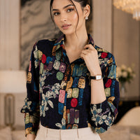 Fashion Women's Casual Shirt Tops Loose Long Sleeve Blouse Natalia Home Fashion    Natalia Home Fashion