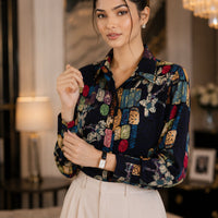 Fashion Women's Casual Shirt Tops Loose Long Sleeve Blouse Natalia Home Fashion    Natalia Home Fashion