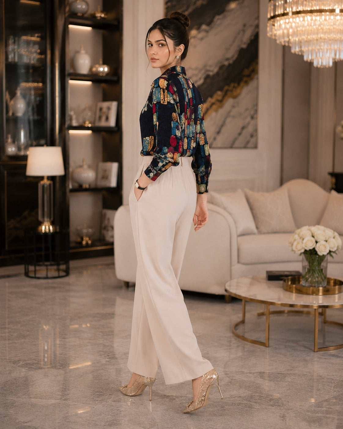 Fashion Women's Casual Shirt Tops Loose Long Sleeve Blouse Natalia Home Fashion    Natalia Home Fashion