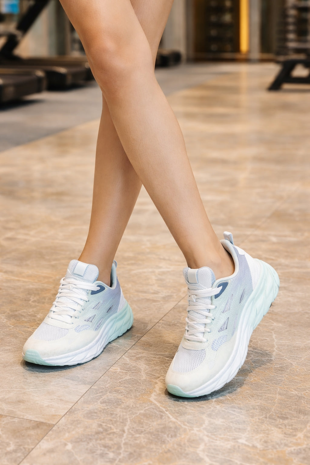 Breathable Lightweight Running Shoes Shock Absorption Women Fitness Exercise Sports Shoes for Women