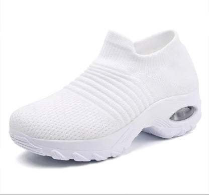 Women Sport Shoes Thick Sole Shoes Ladies  walking Fitness