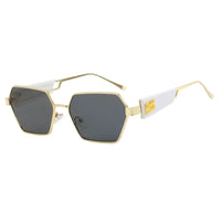 High Quality Rectangle Sunglasses Women Metal Frame Glasses Fashion Designer Vintage Eyewear UV