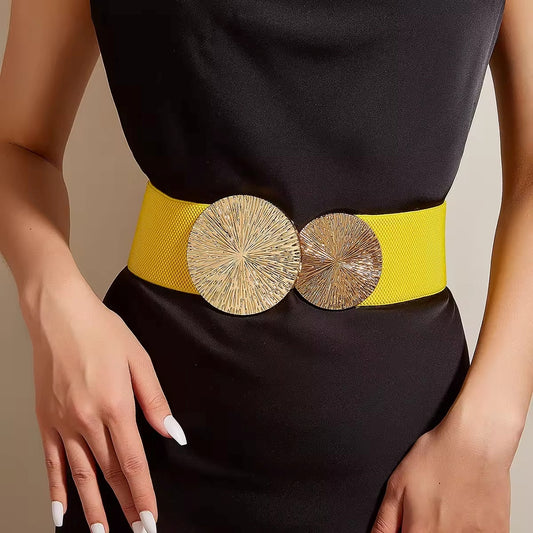 Ladies High Quality Fashion Elastic Wide Waist Seal Coat Dress Corset Belts for Women Luxury Designer Female Waistband